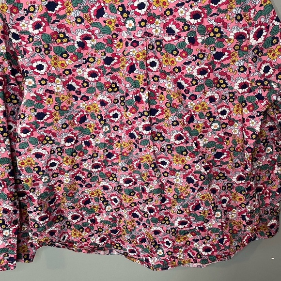 Boden Relaxed Cotton Shirt Pink Ditsy Floral - Picture 7 of 11
